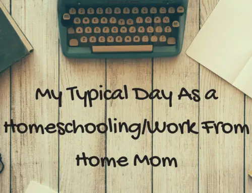 My Typical Day As a Homeschooling/Work From Home Mom
