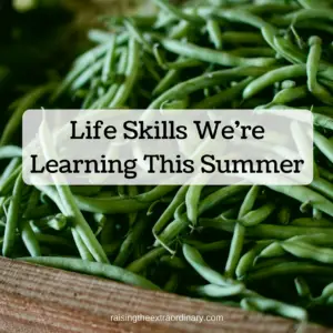 life skills | life skills for kids | chores | kids chores | chores for kids | parenting | homeschooling | homeschooling in summer | homeschool | parenting tips